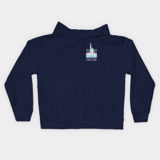 Happily Ever After Blue Castle Kids Hoodie